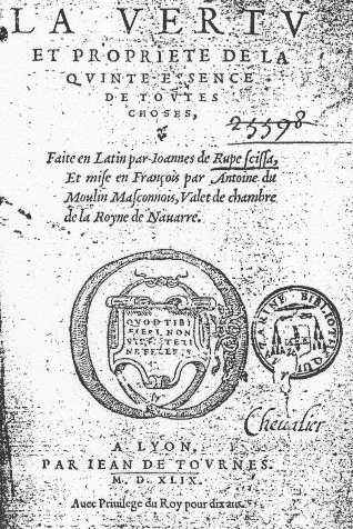 Rupescissa, 1549