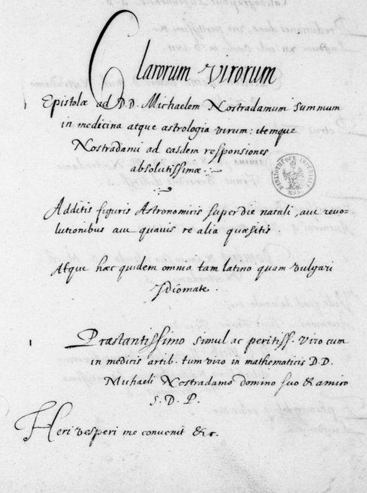 Epistolae, copie Peiresc BNF 9561